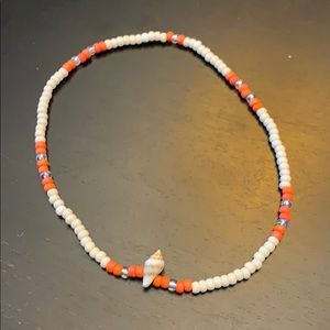 Beaded shell necklace
